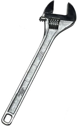 Satargo 24-Inch Adjustable Spanner, Heavy Duty Extra Large Monkey Wrench, 600mm Length, 64mm Max Jaw