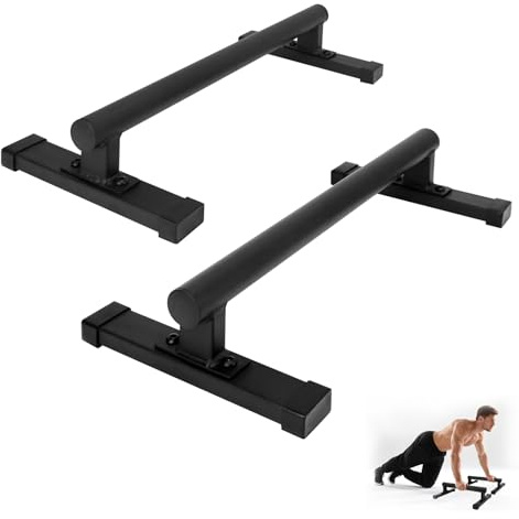 Liegestützgriffe, Liegestützstangen für Krafttraining im Handstand, robuste Calisthenics-Stangen aus Metall, Tragkraft bis zu 250 kg, Tragbar und Leicht für Das Heim- Oder Kommerzielle Fitnessstudio