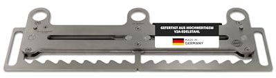 IDEE33 ID33® Wildgalgen Ausziehbar Aus Edelstahl V2A – Zerwirkhilfe & Aufbrechhilfe Jagd Mit Großen Hakenöffnungen – Robust, Bis 200kg Belastbar – Made in Germany