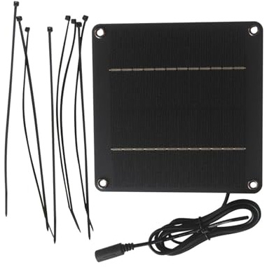 Panneau de charge solaire 12 V 4 W adapté pour les lampes de jardin, les appareils d'urgence et les appareils à faible consommation d'énergie pour la maison