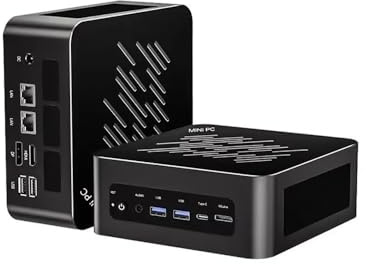 HRXNMG AMD Ryzen AI 9 HX 370 Mini Computer, Barebone Mini PC, OCuLink Desktop, Dual 2.5G Ethernet, Dual M.2 NVMe Slots, WiFi 6E，Barebone System - RAM/SSD/OS Not Included