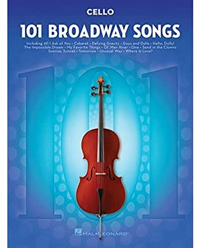 Cello (101 Broadway Songs): Noten, Sammelband für Cello
