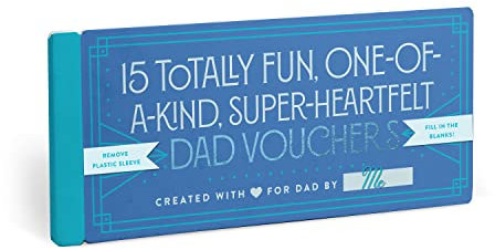 Knock Knock Fill in the Love Dad Vouchers, Booklet of 15 Dad Coupons