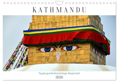 KATHMANDU, Nepals Hauptstadt (Wandkalender 2026 DIN A4 quer), CALVENDO Monatskalender