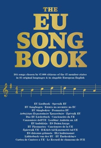 EU Song Book mit 164 Liedern aus 27 Ländern | Europäisches Songbook für Gesang mit Akkorden | Kulturelle Liedersammlung in 25 Sprachen | Notenbuch mit QR App für Musikunterricht und Konzerte