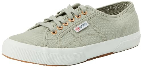 SUPERGA 2750-cotu Classic, Scarpe da ginnastica basse Unisex - Adulto, Lt Grey Rose Gold F00, 35.5 EU