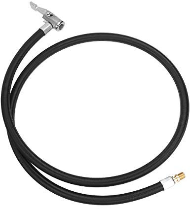 Lock Air Chuck With Air Hose Inflation Adapter Extension Inflation Tubes For Motorcycle Vehicle Tire Pump (1M)