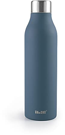 Ibili - Bouteille Isotherme Sea (Mer), 500 ml, Acier Inoxydable 18/10, Double Paroi, Réutilisable, Mar