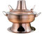 PIAOLING Hotpot Cooker chinesischen Feuertopf, Große Kupfer-Edelstahl Traditionelle Holzkohle beheizt Suppe Dampftopf Küchenhelfer Kochgeschirr (Color : Brass)