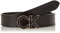 Calvin Klein Damen RE-Lock SAFF 3CM Belt K60K609980 Gürtel, Schwarz (Ck Black), 125