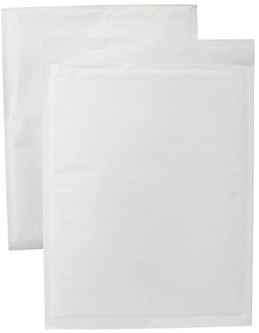smiley pack 300 Luftpolstertaschen Luftpolsterumschläge Gr. K/10 Weiß (370x480 mm) DIN A3+ C3 gepolsterte Briefumschläge Polsterversandtaschen Versandtaschen Luftpolsterversandtaschen gepolstert