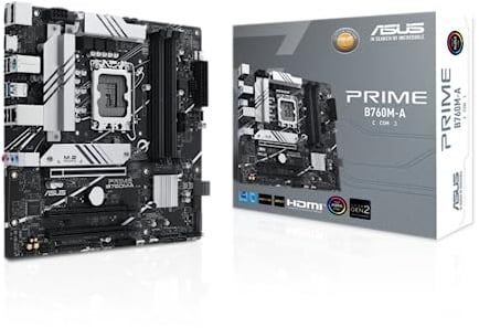 ASUS Prime B760M-A-CSM - Placa Base Intel LGA 1700 (Intel B760, mATX, Memoria DDR5, 2 PCIe 4.0 M.2, Aura Sync)
