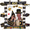 60 Geburtstag deko Fotobox Requisiten, 1 Stück Aufblasbarer Bilderrahmen & 31 Stück fotobox Accessoires