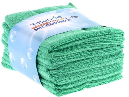 T-KUNDE Bayetas Microfibra Colors 12 Unidades Color Verde