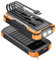 MINRISE Solar-Power-Bank-Charger, 40000mAh Portable Phone Charger Built in 4 Cables with USB C in/Output, PD 20W Fast Charging Portable Charger, External Battery Pack with Dual Bright Flashlights
