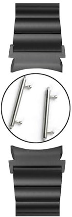 LUGEMA Compatibile con Samsung Galaxy Watch 4 Band 40mm 44mm / Galaxy Orologio 4 classico 46mm 42mm Nessun cinturino in acciaio inox Braccialetto di business in acciaio inox(Rose gold,Watch4 classic 4