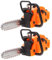 Milisten 2pcs Miniature Chainsaw Model Prop Adorable Tiny Gardening Chainsaw for Dollhouse Decor and Outdoor Scenes Realistic Design for Landscape and Role Play