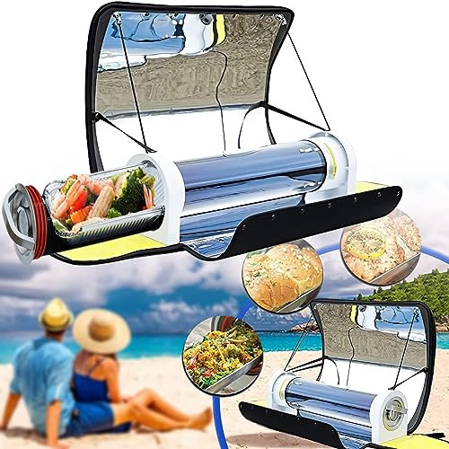 Four solaire portable pour barbecue avec capacité de 4,5 l pour camping et randonnée en plein air