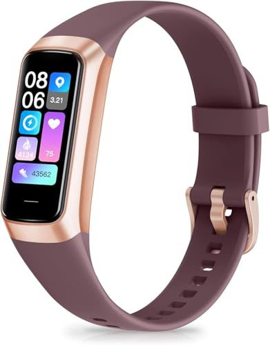 Nexra Fitness Tracker with 24/7 Heart Rate Blood Oxygen Sleep Monitor,Activity Tracker with 1.1 AMOLED Touch Color Screen, Multiple Sport Modes Step Counter,IP68 Waterproof for Women Men
