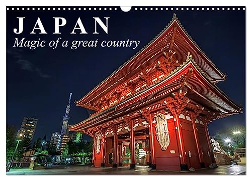 Japan Magic of a great country (Wandkalender 2025 DIN A3 quer), CALVENDO Monatskalender