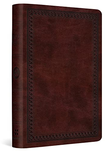ESV Value Compact Bible (TruTone, Mahogany, Border Design)