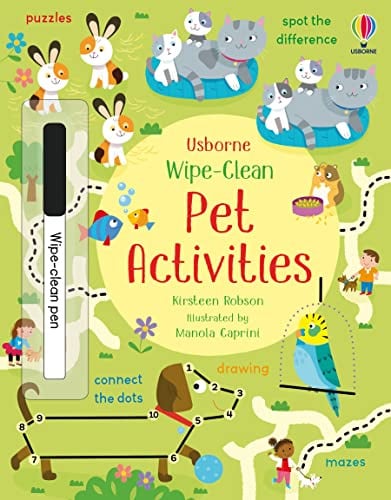 Wipe-Clean Pet Activities (Wipe-clean Activities)