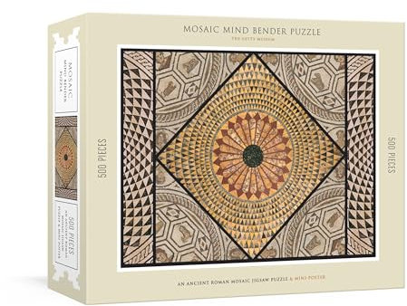 Mosaic Mind Bender Puzzle: An Ancient Roman Mosaic Jigsaw Puzzle & Mini-Poster : Jigsaw Puzzles for Adults