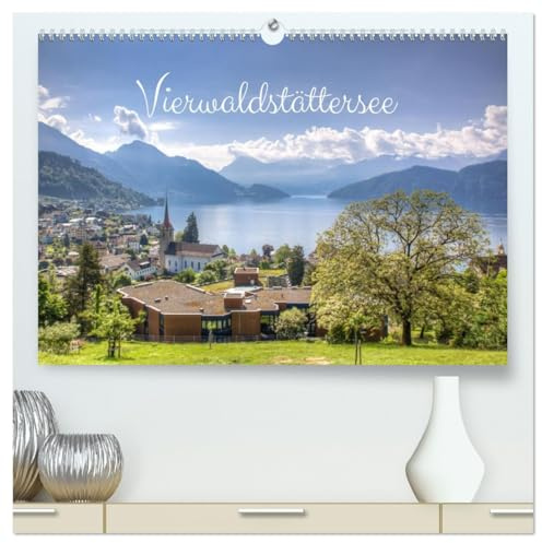 Vierwaldstättersee (hochwertiger Premium Wandkalender 2026 DIN A2 quer), Kunstdruck in Hochglanz: Dolce Vita am Schweizer Alpensee (CALVENDO Orte)