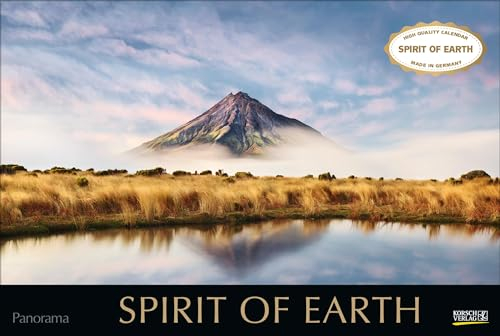 Spirit of Earth 2025: Großer Foto-Wandkalender über die atemberaubende Natur unserer Erde. Panorama Querformat: 58x39 cm.