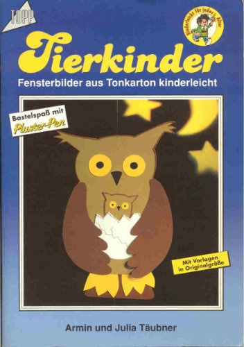 Tierkinder: Kinderleichte Fensterbilder