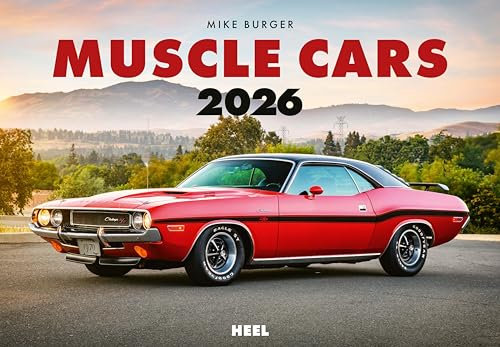 Muscle Cars Kalender 2026: Stilvolle Aufnahmen vor traumhafter Kulisse in den USA