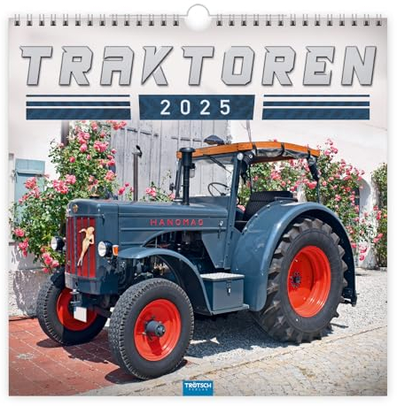 Trötsch Technikkalender Traktoren 2025: Wandkalender Technikkalender