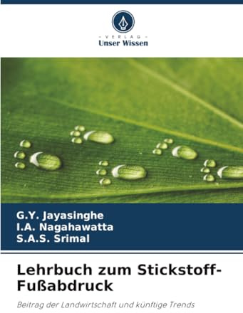 Lehrbuch zum Stickstoff-Fußabdruck: Beitrag der Landwirtschaft und künftige Trends