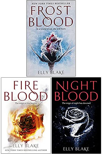 The Frostblood Saga Series 3 Books Collection Set By Elly Blake (Frostblood, Fireblood, Nightblood)