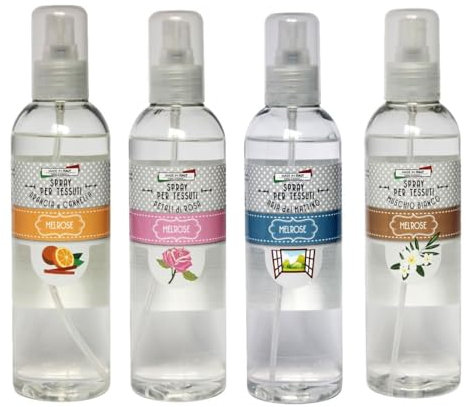 Spray profumato all'Arancia e Cannella per tessuti - Made in Italy - 250 ml - Cereria Di Giorgio