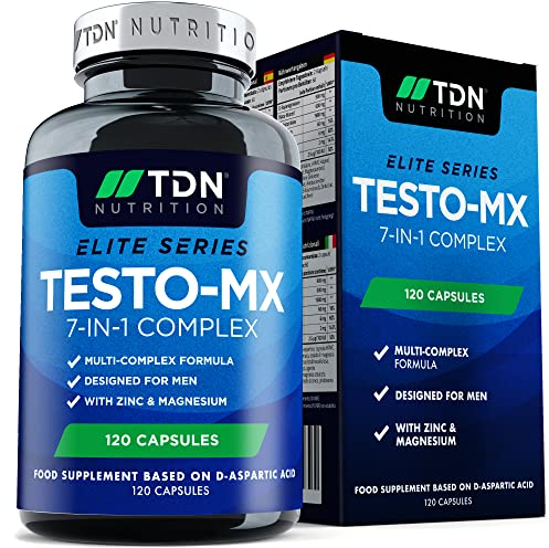 Test Booster für Männer - Testosteron - Xl 60 Tage Vorrat - Trägt zu einem normalen Testosteronspiegel & Muskelaufbau bei - Zink & Magnesium Booster - Elite-Grade Male Supplement