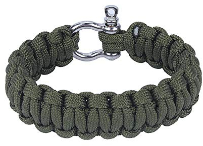 Survival Gear Paracord Armband mit Notfall Paracord Armbandgebrauch zum Wandern Camping Reisen Ausrüstung