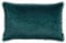 Vivaraise Einfarbiges Kissen Fara pfau 40 x 65 cm