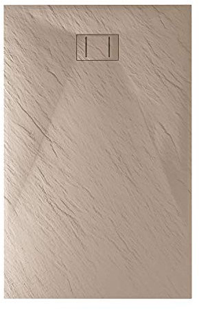 Bac à douche 90x130x2,6 CM Rectangulaire Tortourelle Effet Pierre mod. Blend