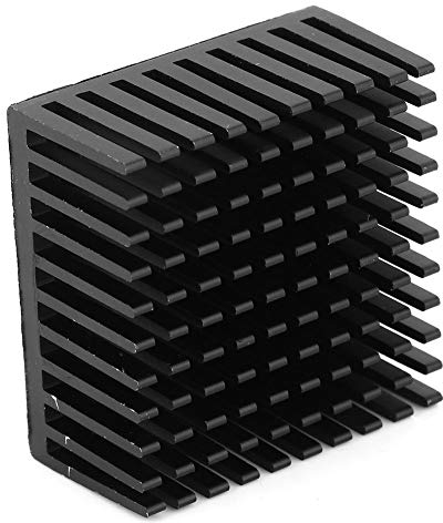 40 x 20 x 40mm 5 STÜCKE Aluminium Kühlkörpermodul Kühler Fin Kühlkörpermodul Kühlkörper Kühlkörper Kühler Fin für Lüfter PCB Board(Schwarz)