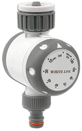 LEM Select Minuteur d'arrosage mécanique White Line 120 Min