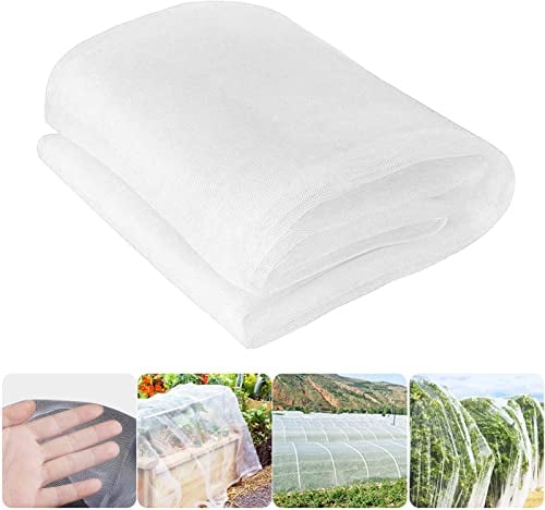 3 x 5m Rete Anti Insetti,Reti Protettive da Giardino,Rete Anti Uccelli,Reti per Raccolta Olive,Zanzariera Protezione da Insetti a Maglia fine,Rete per Frutta,Fiori,Colture e Serre