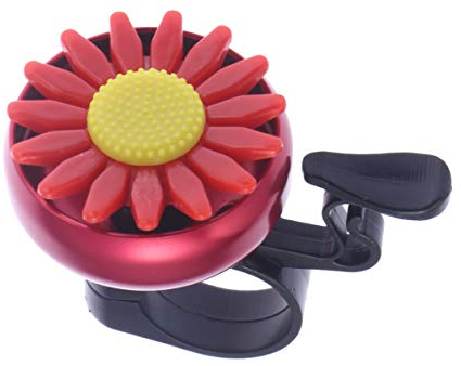 Lautstarke Sonnenblumen Fahrradklingel FüR Kinder - Wetterfeste Und Universell Passende Klingel Mit 85Db Signalton, Leichtgewicht FüR Sicheren Fahrspaß