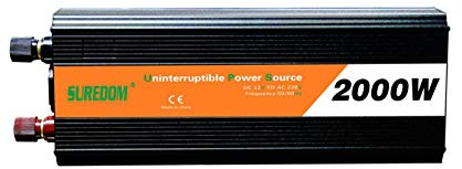 2000W Energía Solar Inversor De Corriente 48V A 220V Inversor De Corriente del Coche Convertidor con Pantalla LCD De Doble CA para Acampar Al Aire Libre En RV-12V