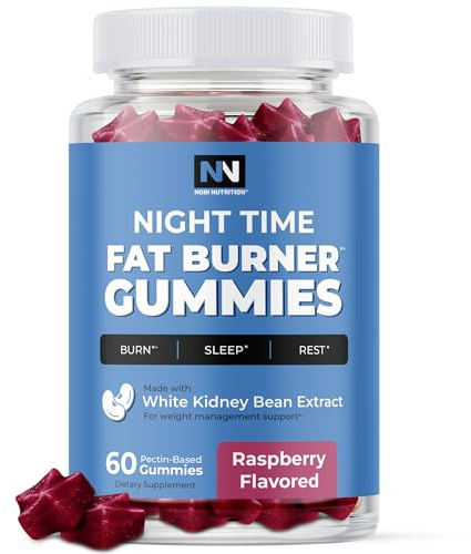Night Time Fat Burner Gummies, Sleep Support and Weight Loss Supplement