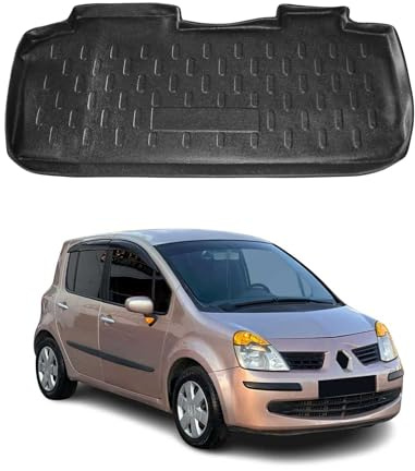 OMAC Kofferraumwanne für Renault Modus 2005-2013 TPE Schwarz | Laderaumwanne, Kofferraummatte, Allwetter, fahrzeugspezifisches Produkt, wasserdicht