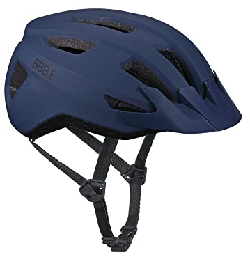 BBB Fahrradhelm für Erwachsene, Mountainbike und Rennrad, abnehmbares Visier und Insektennetz, Condor 2.0, Reisetasche, BHE-173T, Blue, M (54-58 cm), Matt Heritage Blau, M (52-58cm)