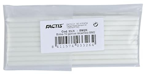 Factis Bolsa 10 gomas de recambio portagomas BM2, 3326