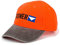Steiner Cap in orange-braunem Design mit schwarzer Aufschrift, angenehmer individueller Passform durch einen verstellbaren Verschluss, perfekt für die Jagd geeignet.…
