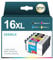 KEENKLE 16XL 16 XL Druckerpatronen Kompatibel für Epson 16XL Multipack 16 für Druckerpatronen Epson WF 2630 WF-2760 WF-2660 WF-2540 WF-2750 WF-2510 WF-2530 WF-2650 WF-2010 WF-2520 (5er-Pack)